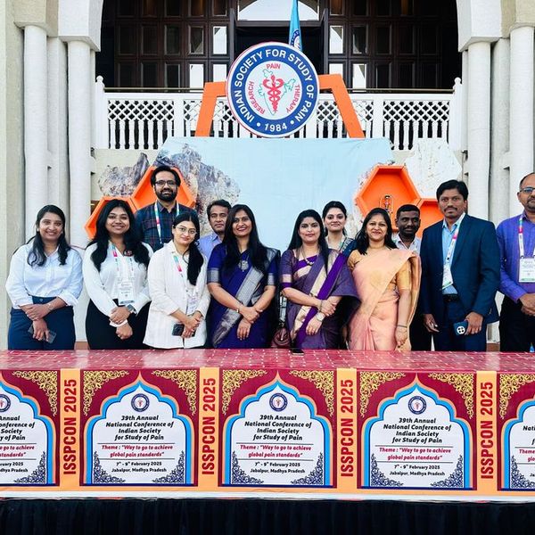 Dr. Kalpana K with colleagues at ISSPCON 2025